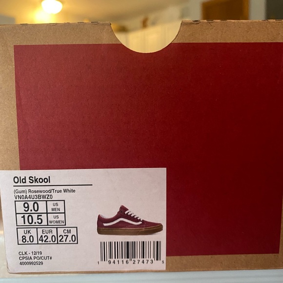 Brand new never worn Old Skool Vans. Mens 9, Womens 10.5 - Picture 3 of 3